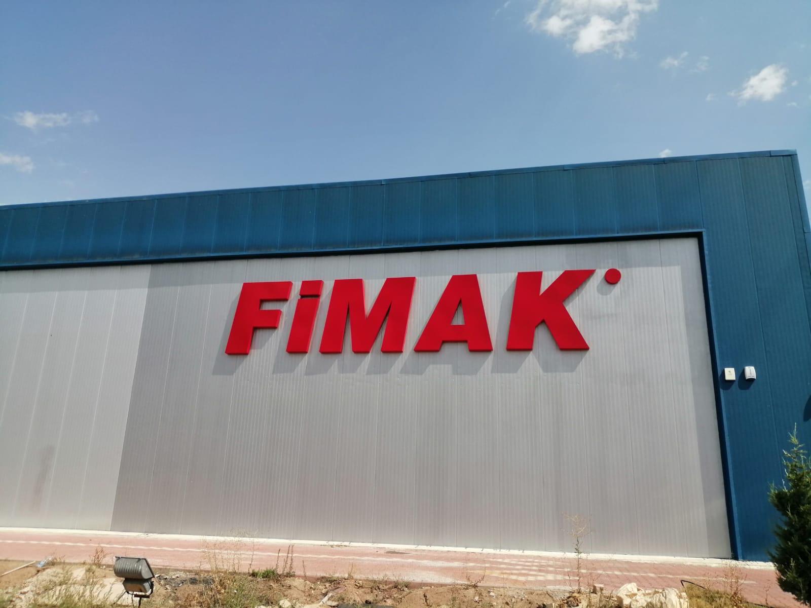 FİMAK MAKİNA - CEPHE ALÜMİNYUM KUTU HARF UYGULAMA
