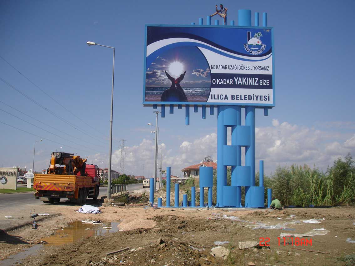 ILICA BELEDİYESİ - ANTALYA TOTEM TABELA