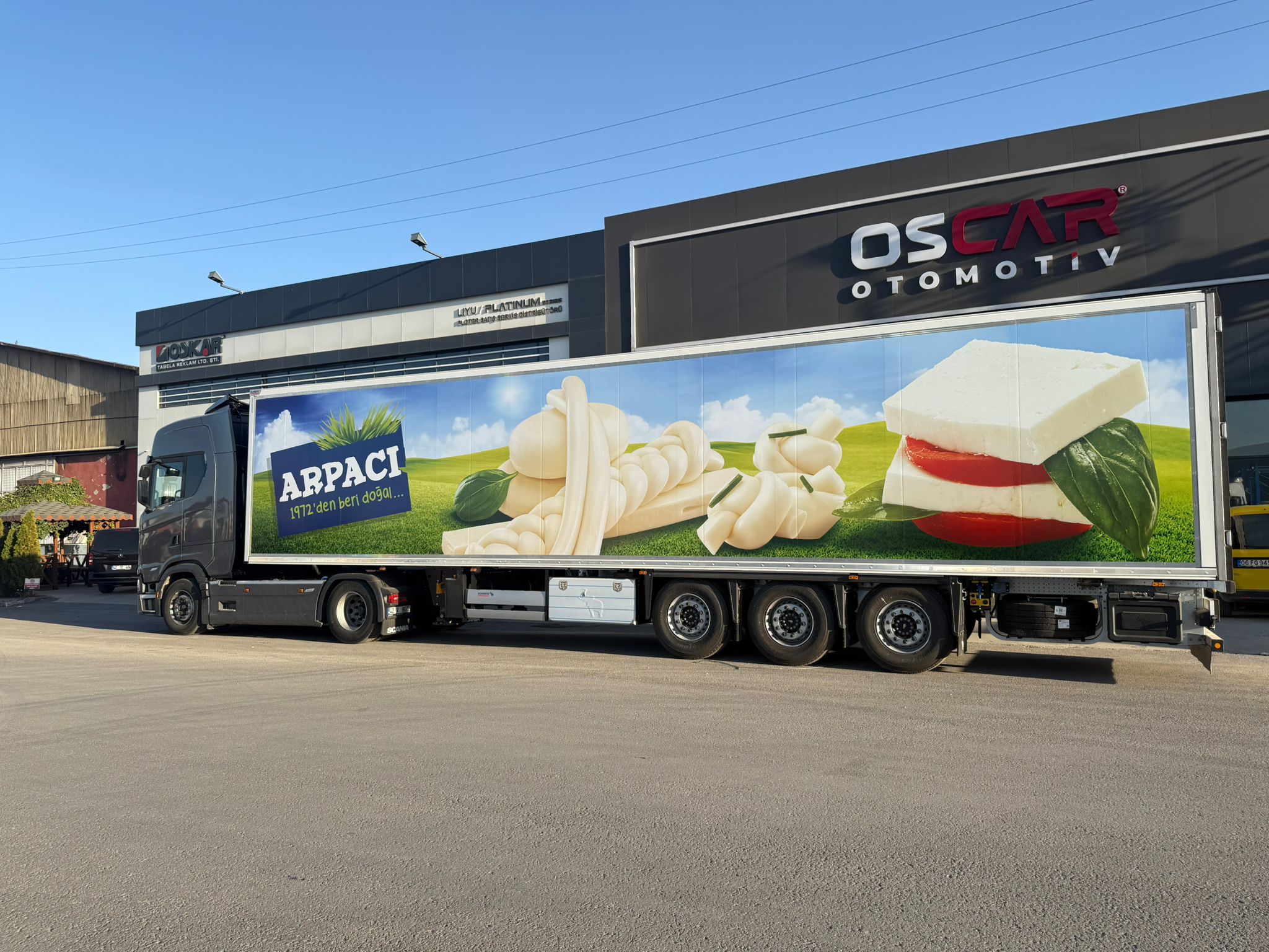 ARPACI SÜT TIR KASA GİYDİRME